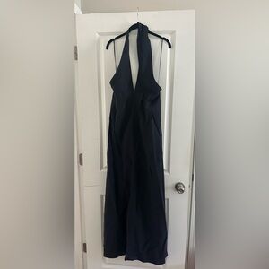 Antonio melani navy halter dress NWOT size small